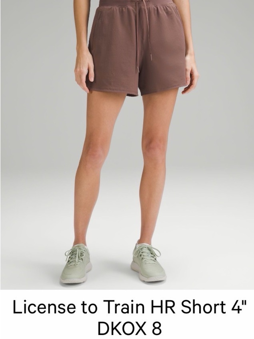 Lululemon License to Train High-Rise Shorts — DKOX Brown